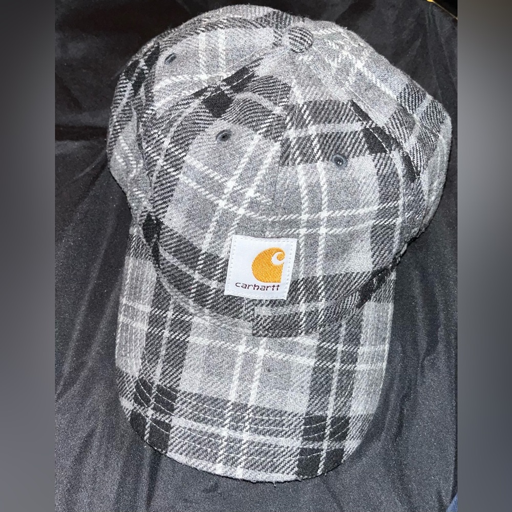 Plaid flannel carhartt hat